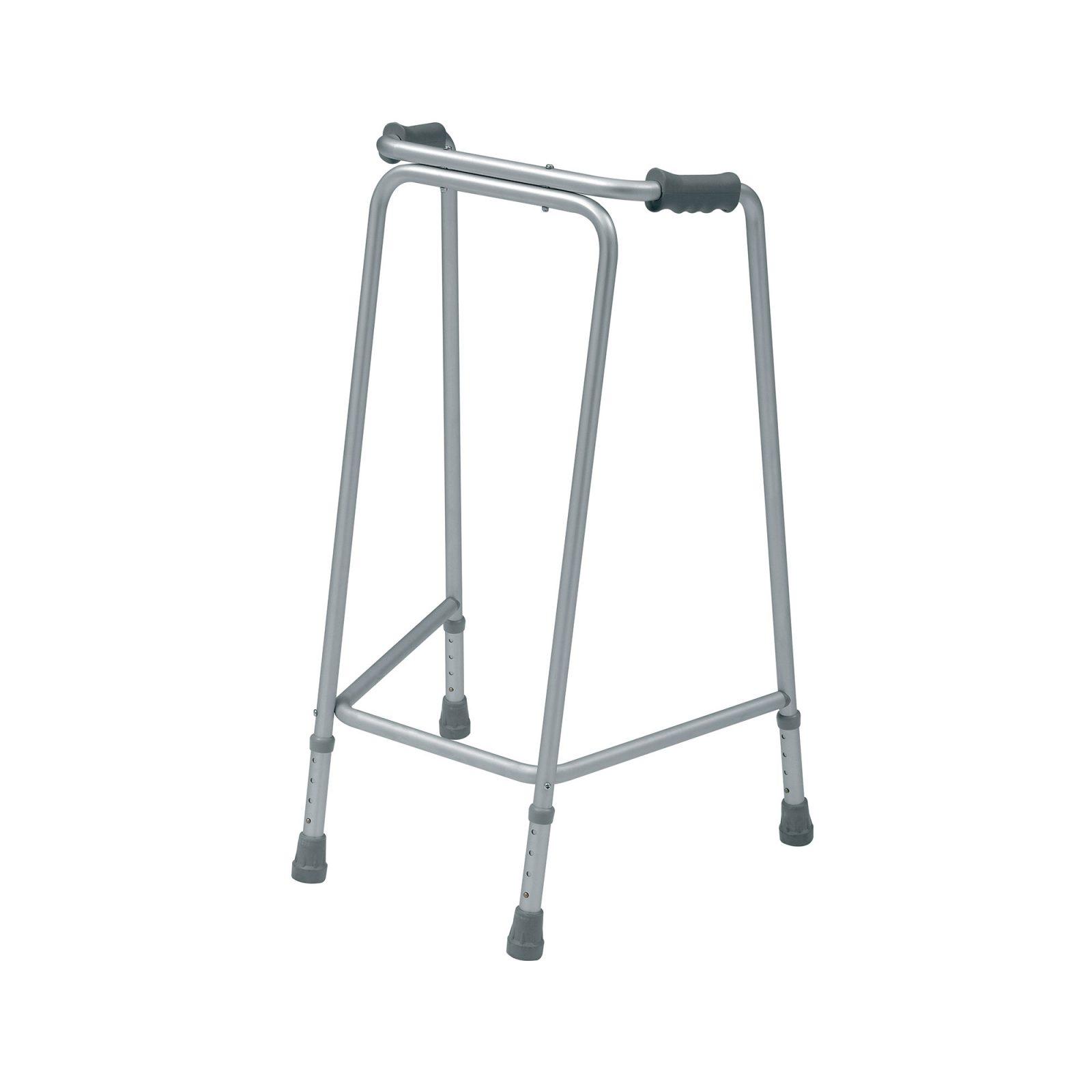 care-quip-lightweight-walking-frame-with-front-swivel-and-rear-wheel